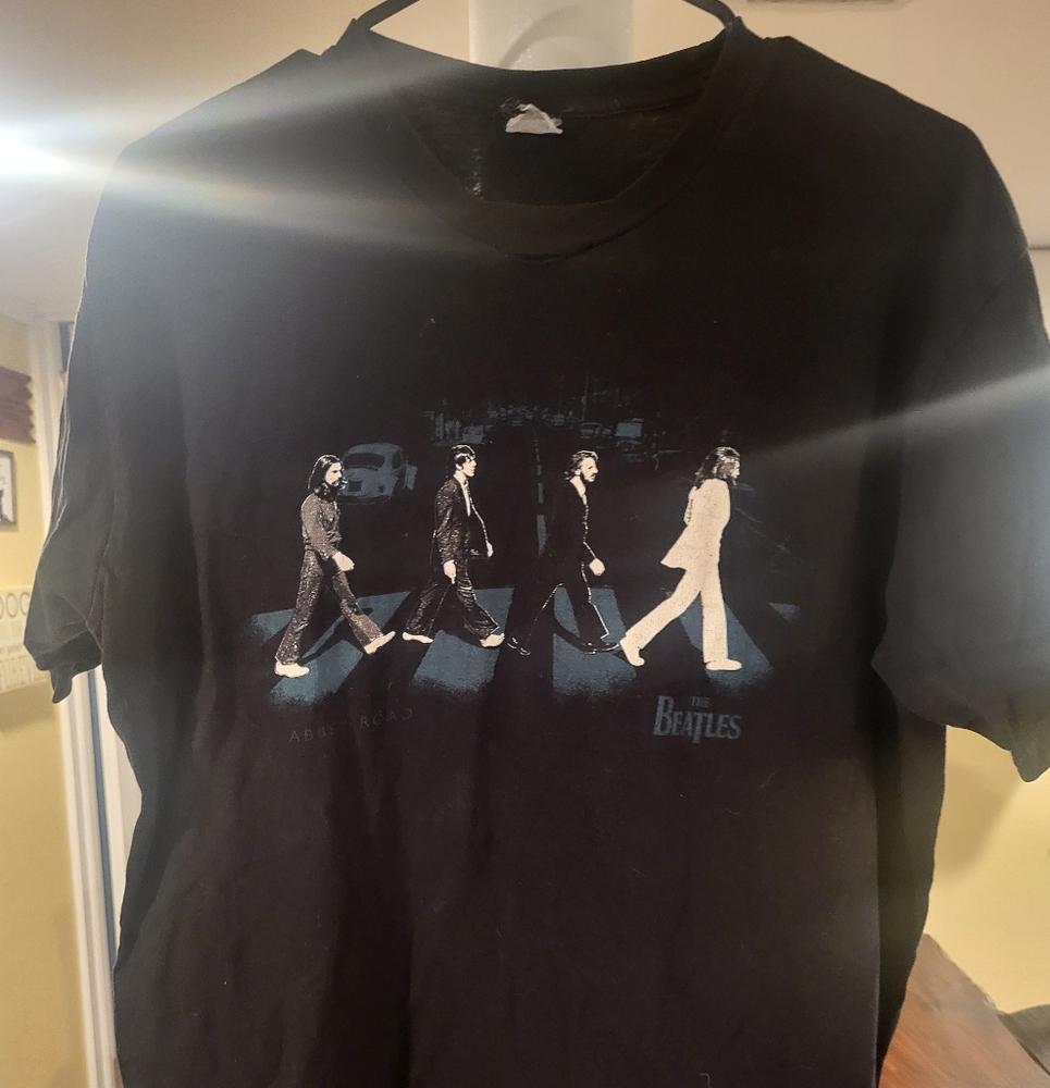 Source Unknown Black Beatles Graphic Tee - image 1